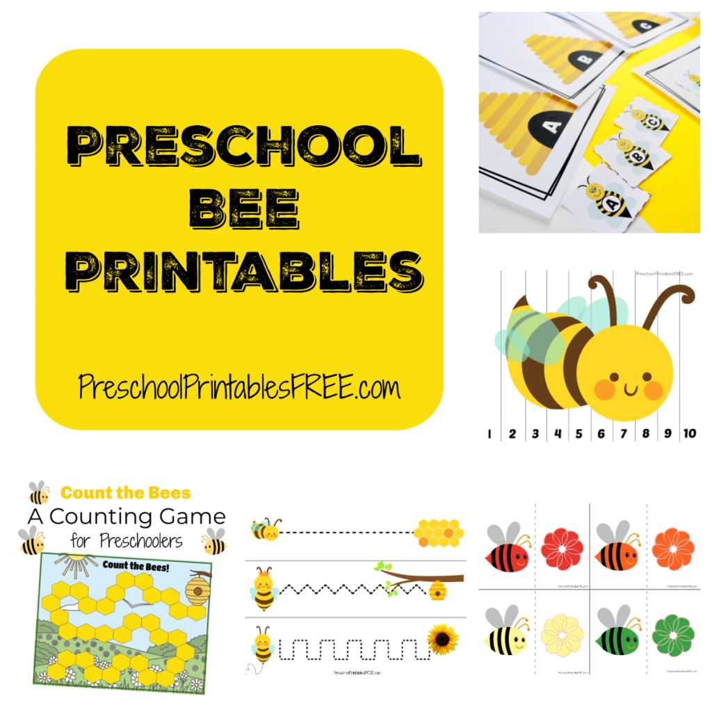 free printable bee worksheets