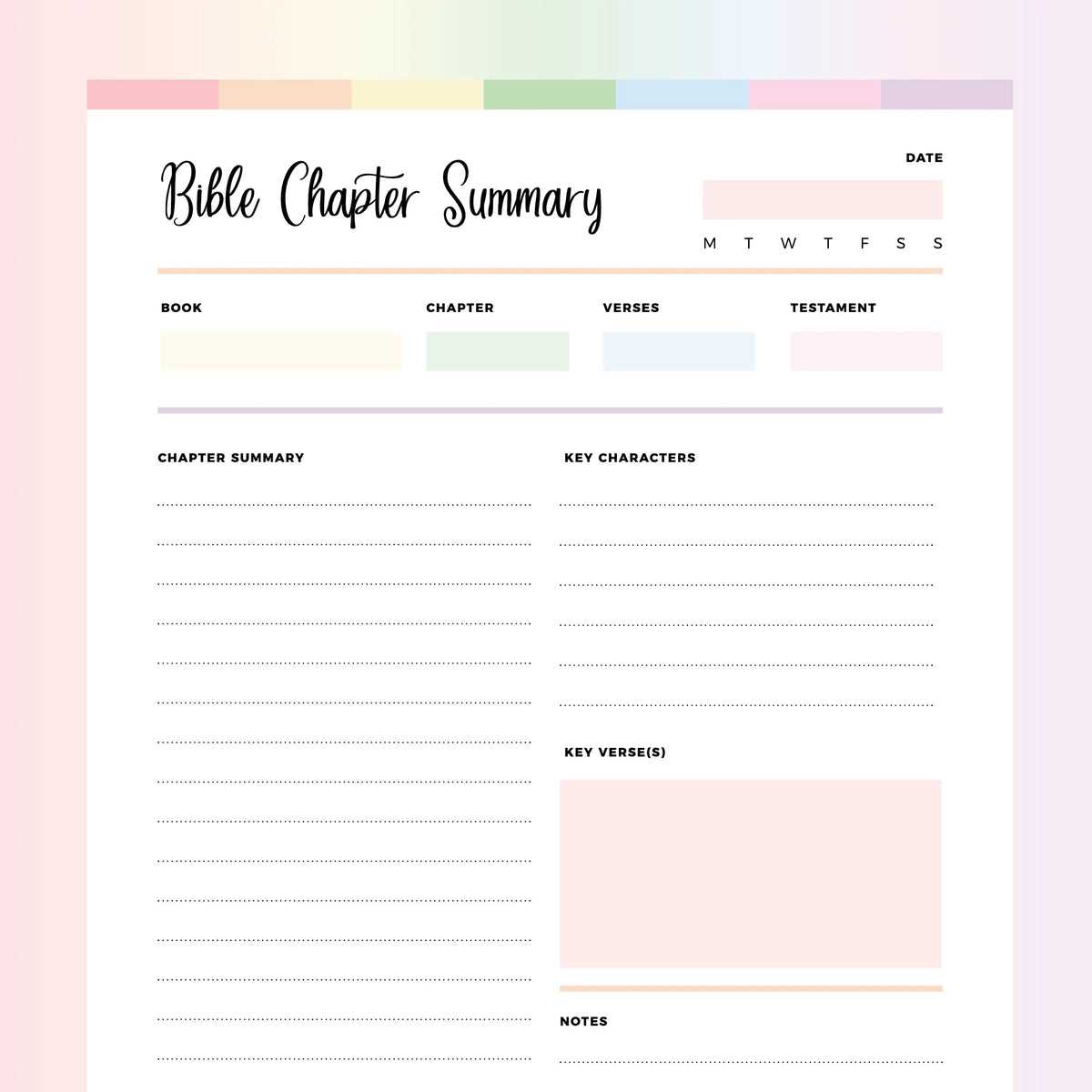 free printable bible study worksheets