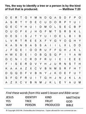 free printable bible word searches