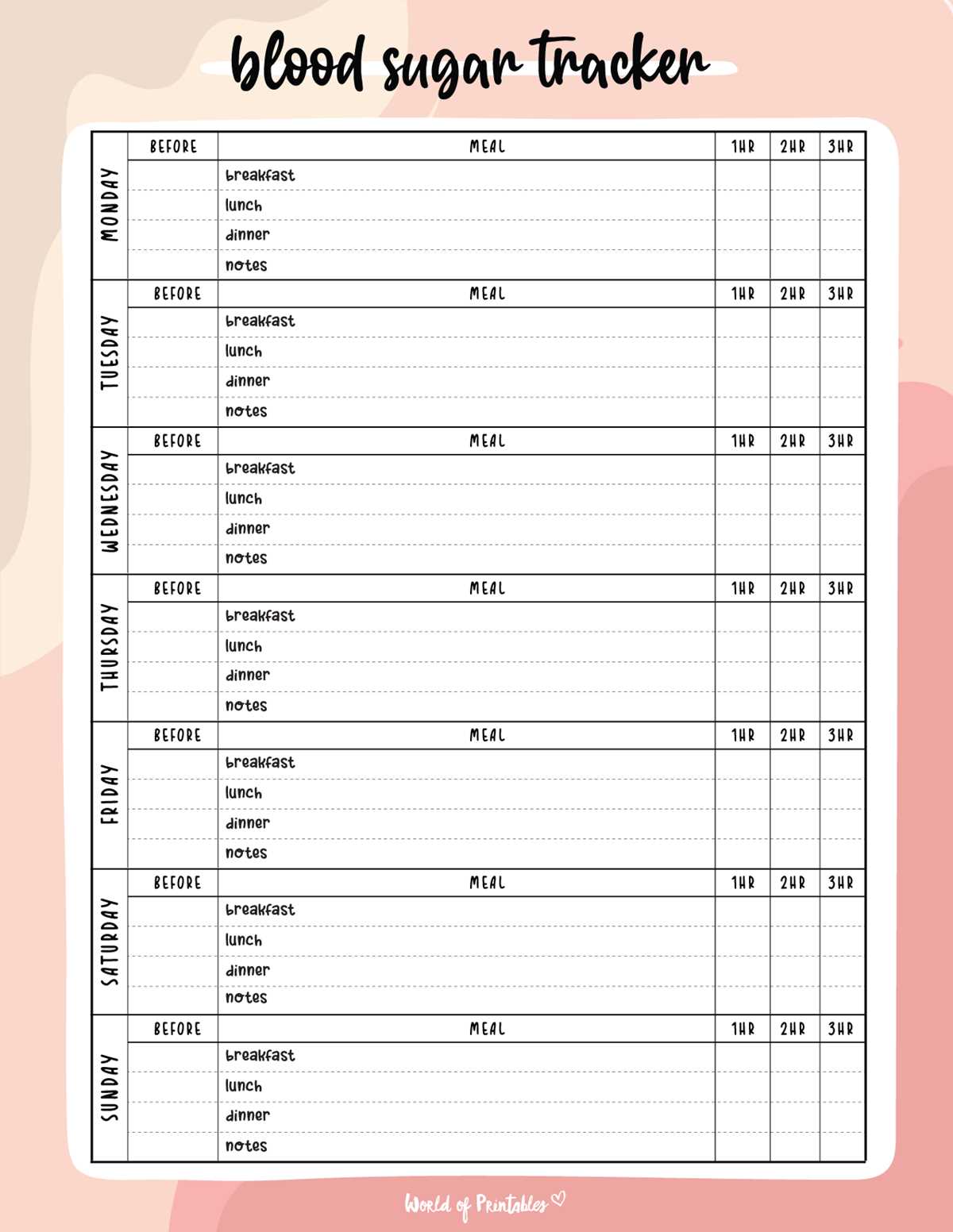 free printable blood sugar log sheet free printable blood sugar log sheet