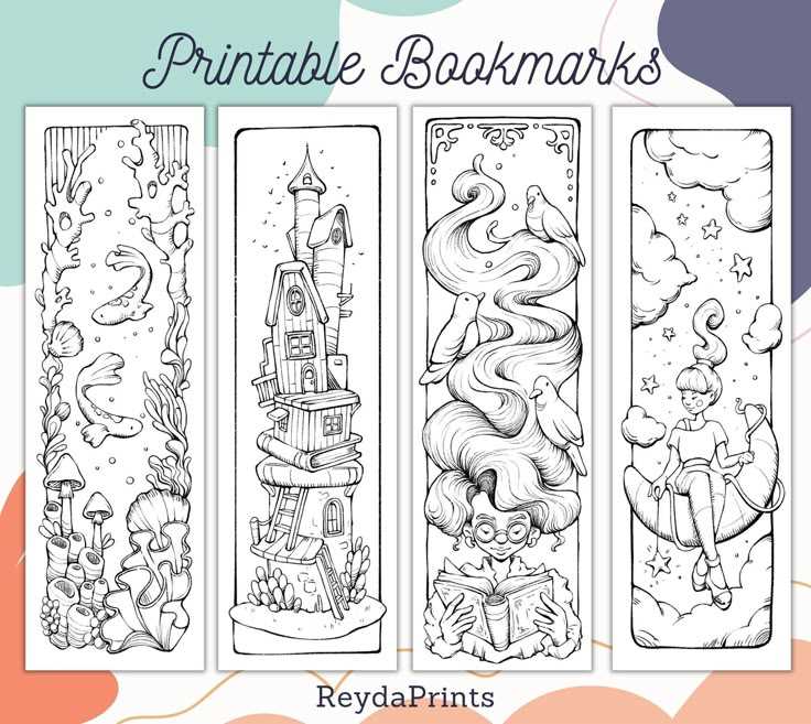 free printable bookmarks to colour free printable bookmarks to colour