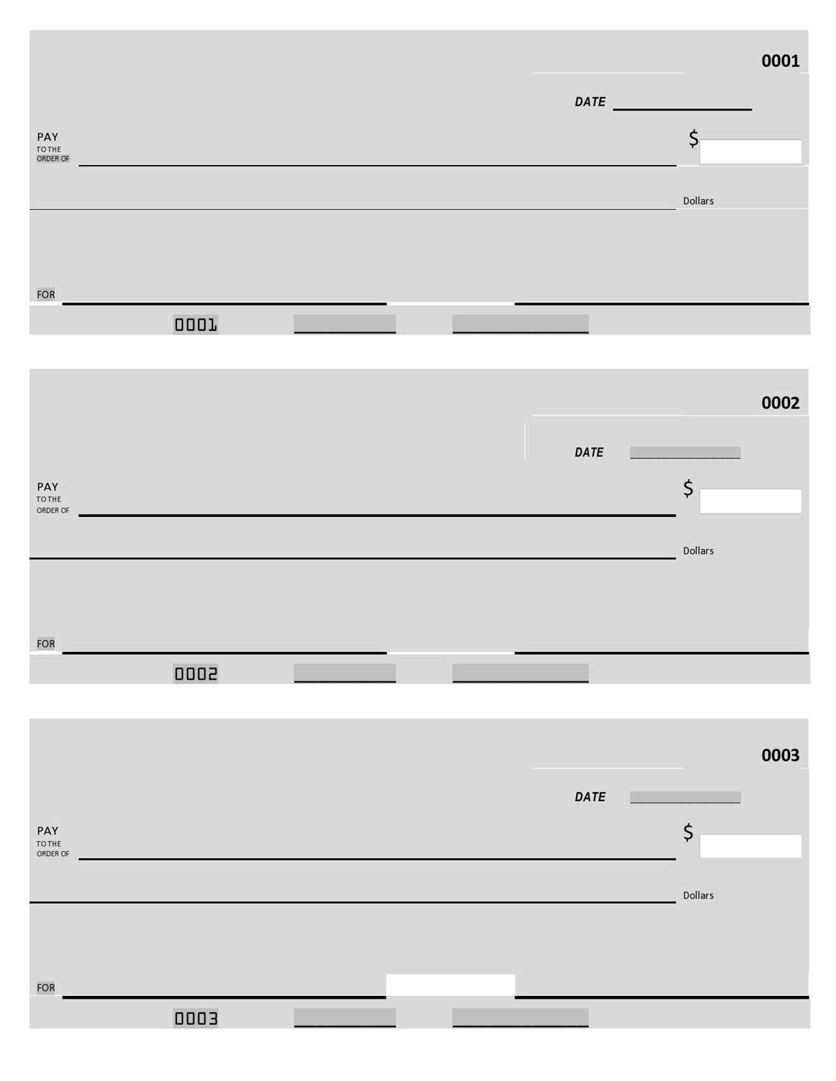 free printable checks online free printable checks online
