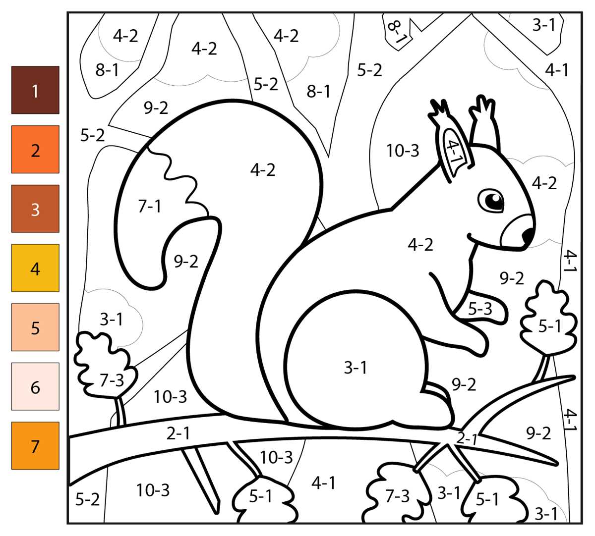 free printable color by number for first grade free printable color by number for first grade
