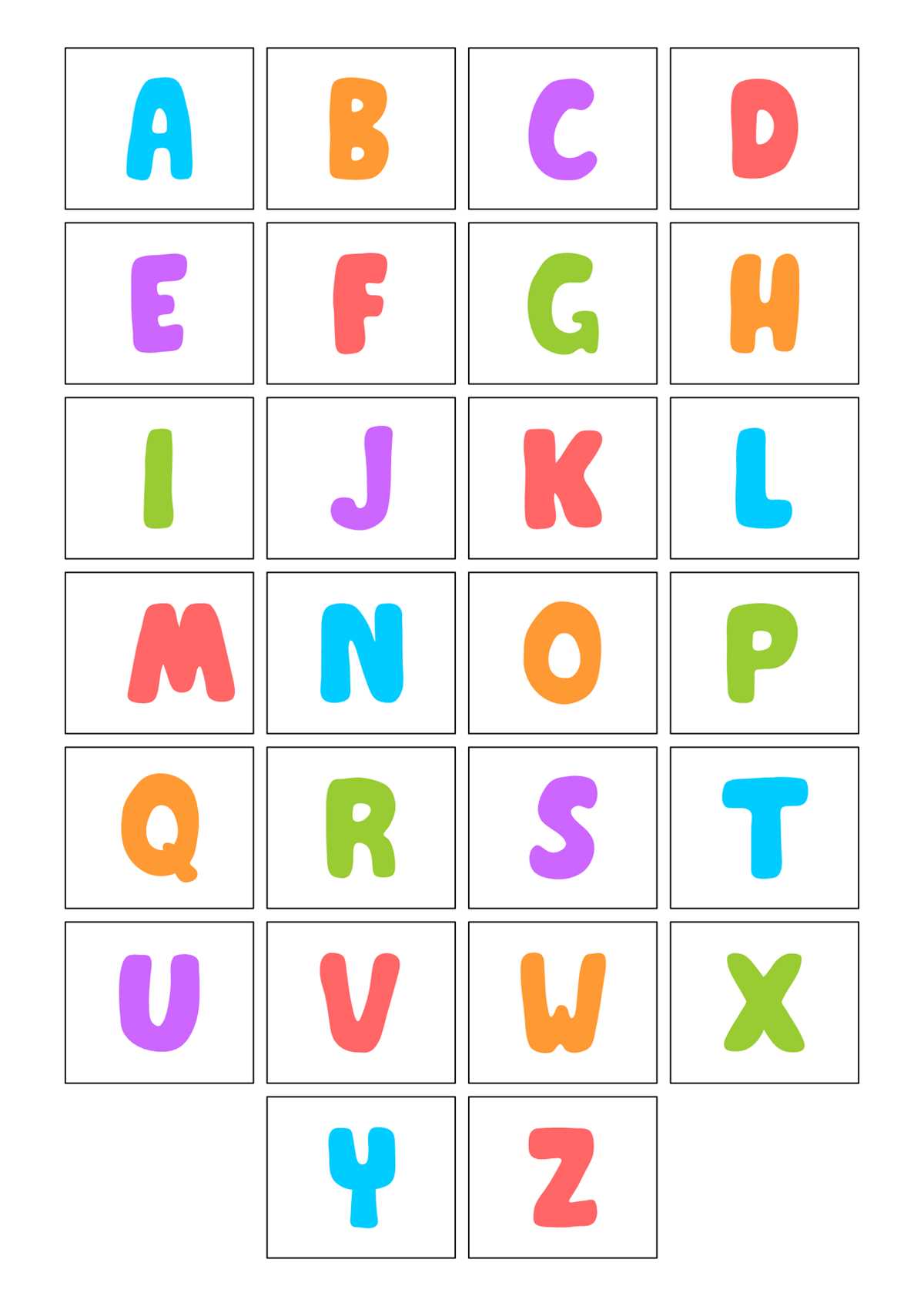 free printable colored alphabet letters free printable colored alphabet letters