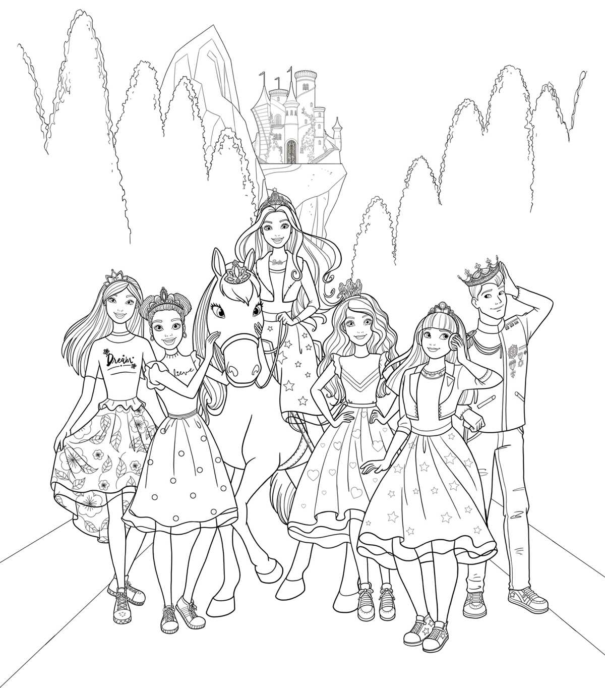 free printable coloring pages of barbie free printable coloring pages of barbie