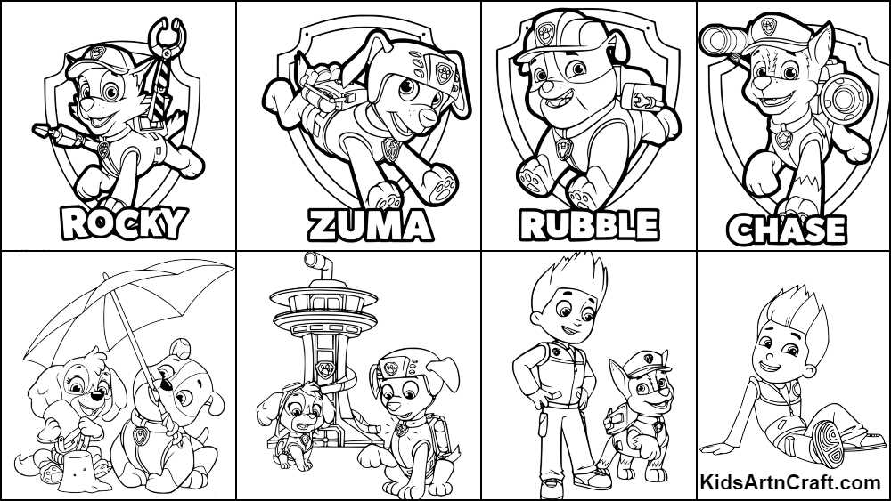 free printable coloring pages of paw patrol free printable coloring pages of paw patrol