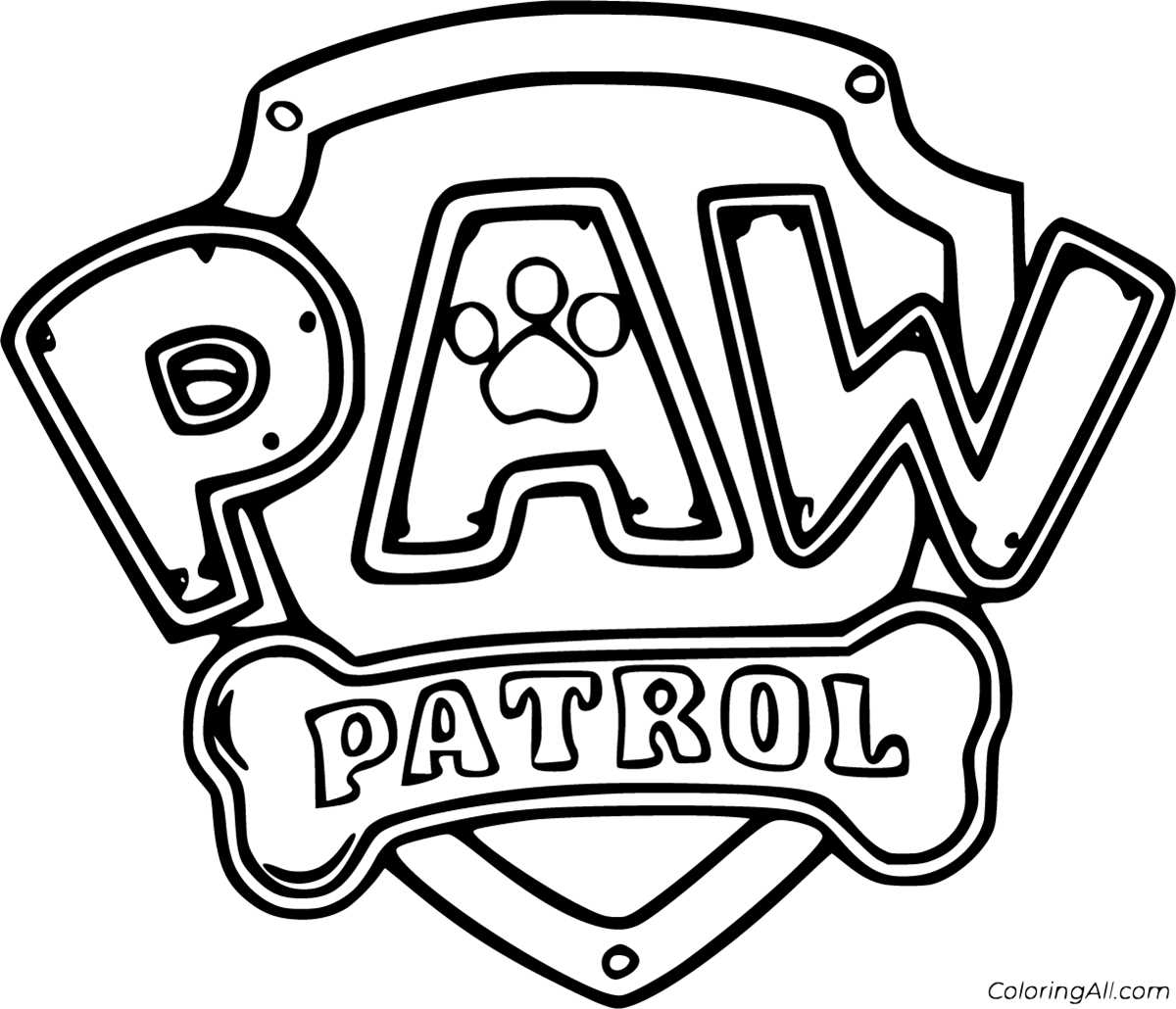 free printable coloring pages paw patrol