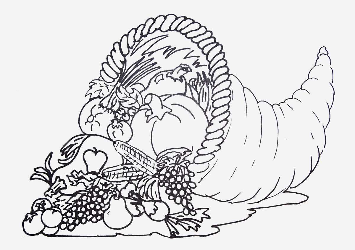 free printable coloring thanksgiving