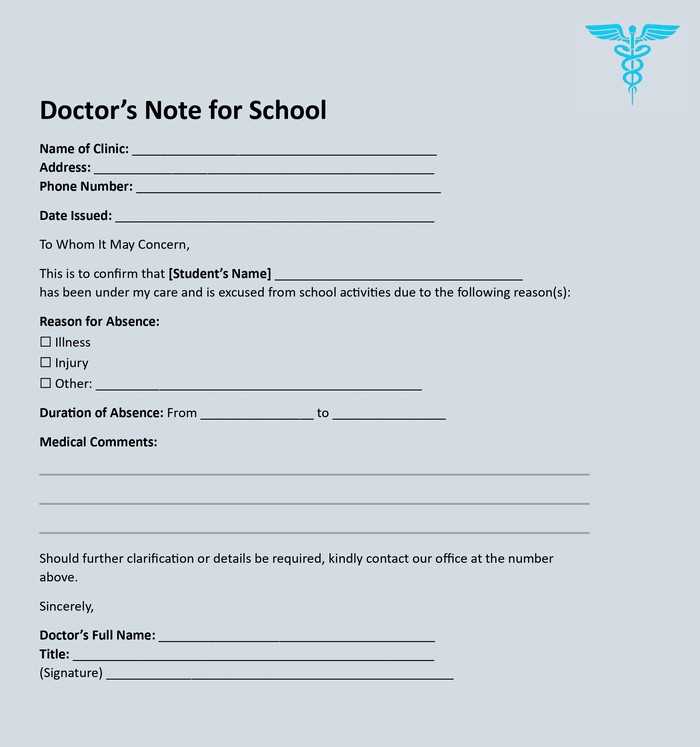 free printable doctors note free printable doctors note