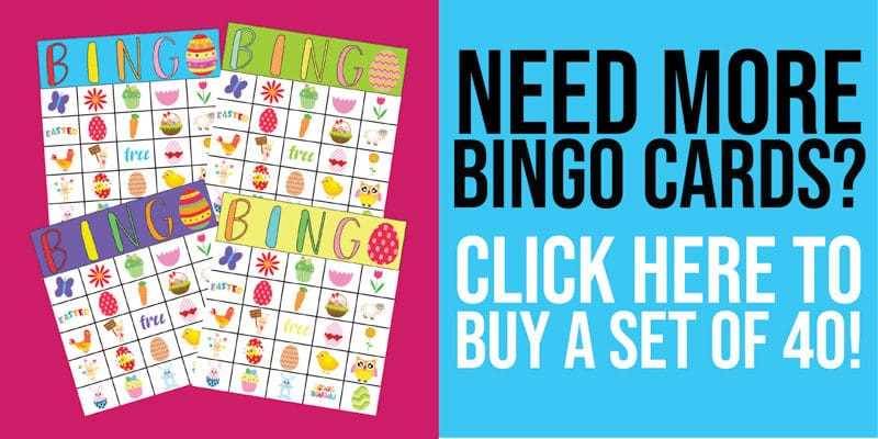 free printable easter bingo cards for adults free printable easter bingo cards for adults