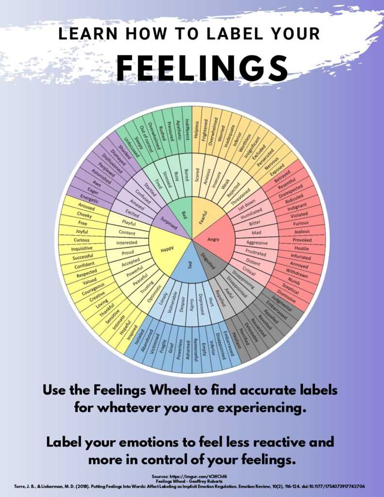 free printable emotion sensation wheel free printable emotion sensation wheel