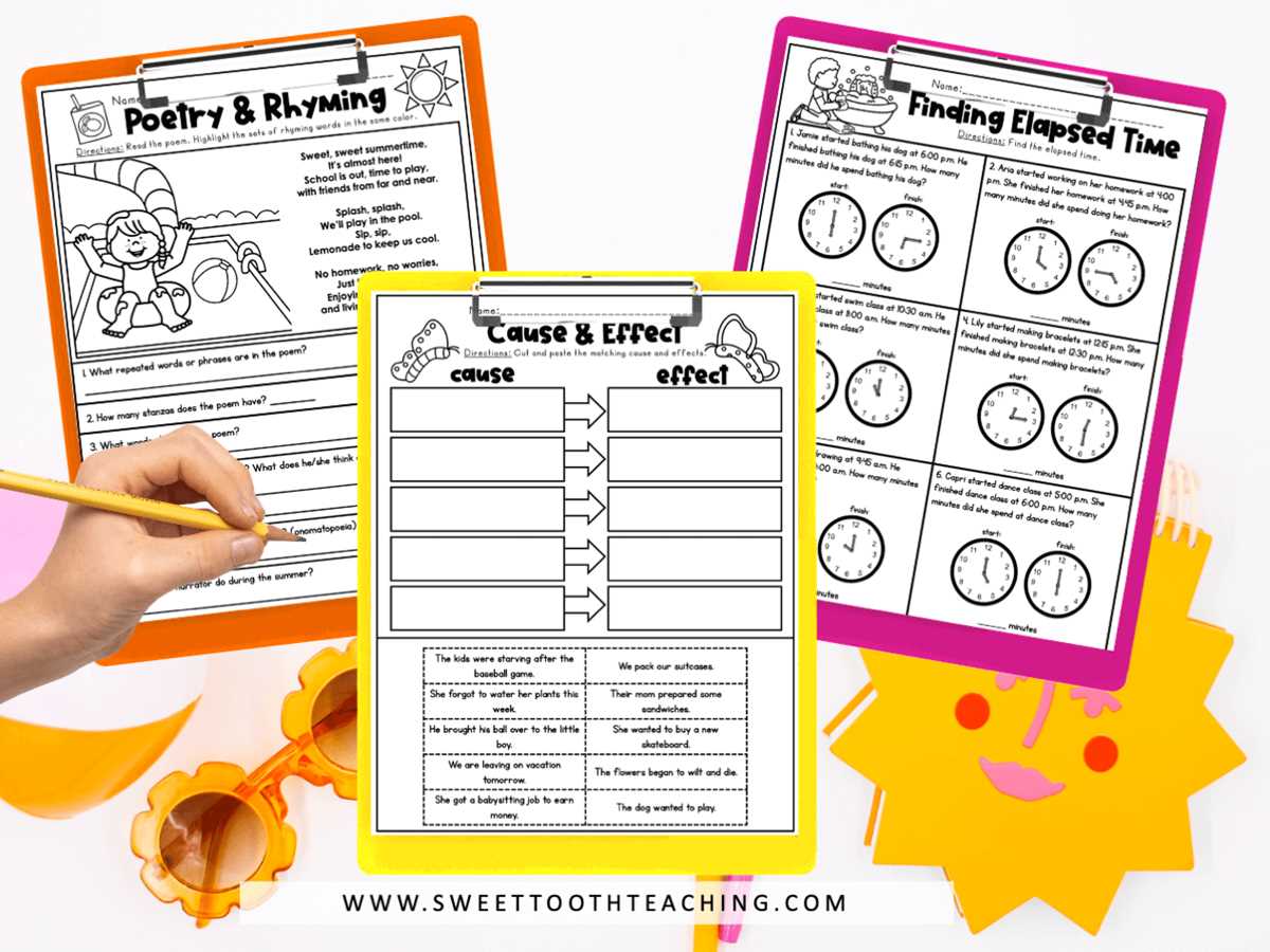 free printable end of the year activities