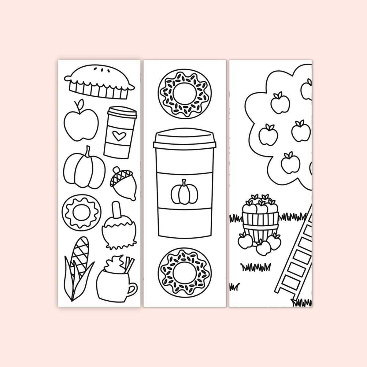 free printable fall bookmarks free printable fall bookmarks