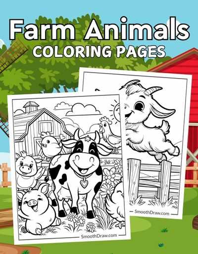 free printable farm animal coloring pages free printable farm animal coloring pages