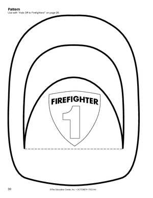 free printable fireman hat template free printable fireman hat template