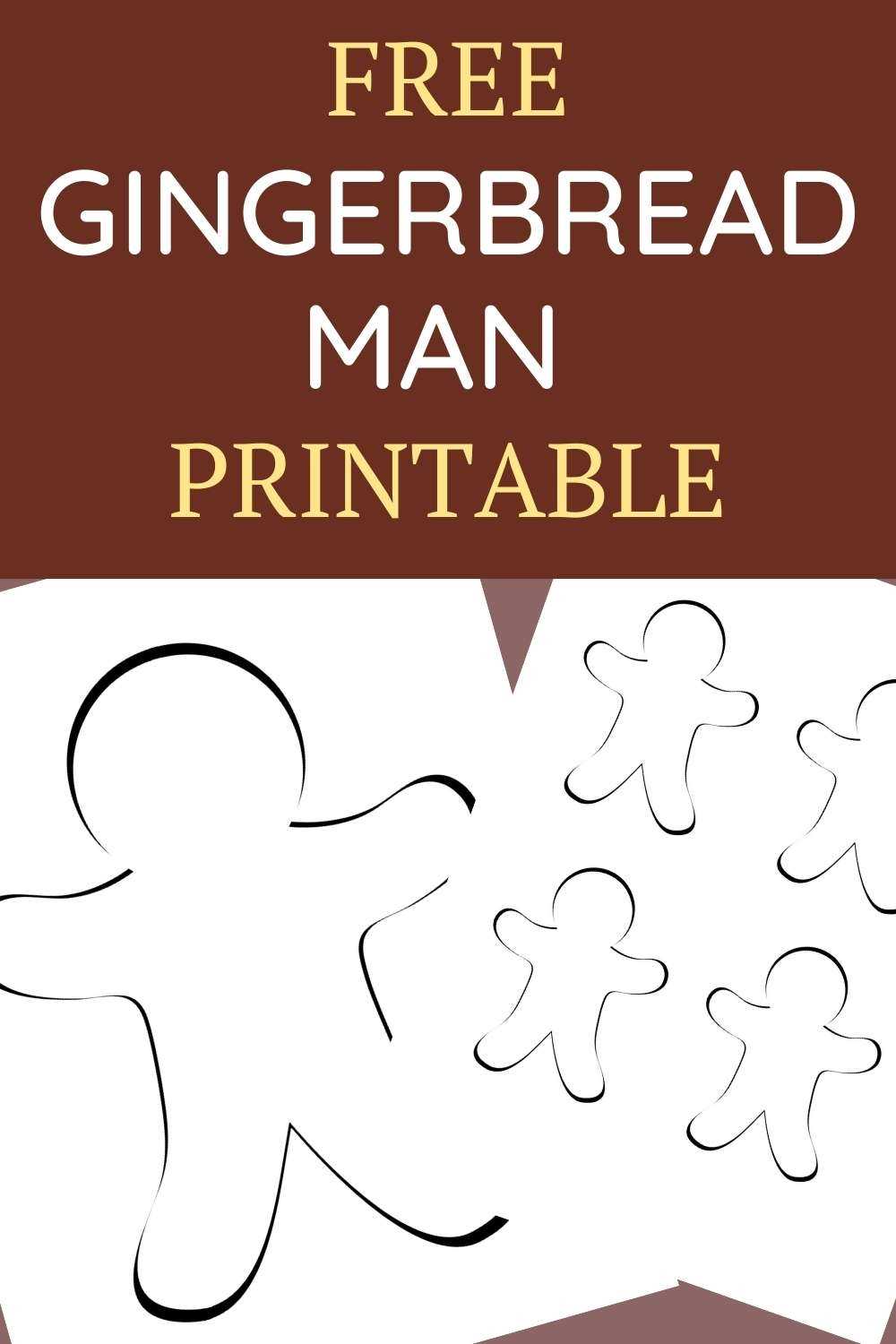 free printable gingerbread man template free printable gingerbread man template