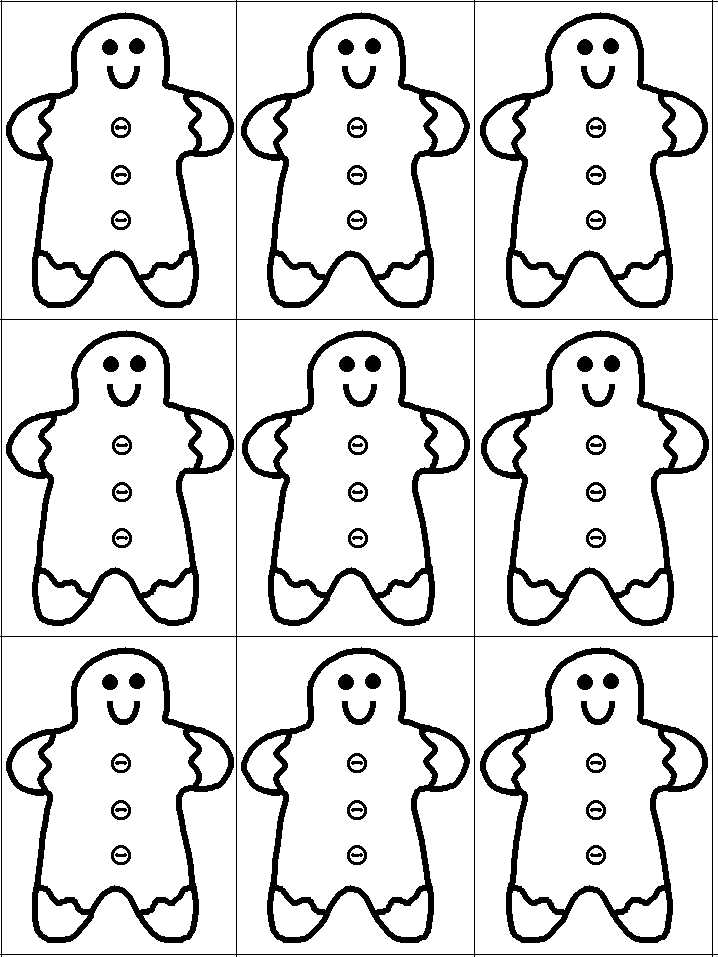free printable gingerbread man worksheets