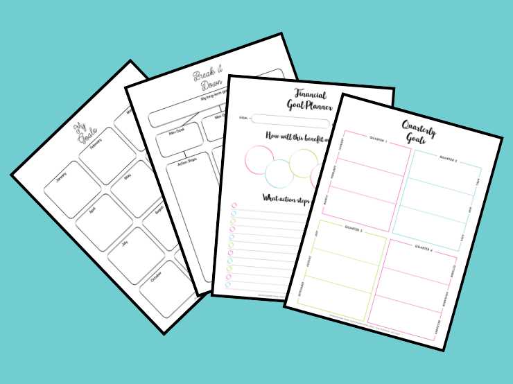 free printable goal planner