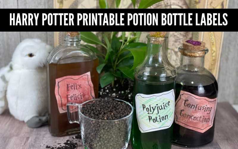 free printable harry potter potion labels free printable harry potter potion labels