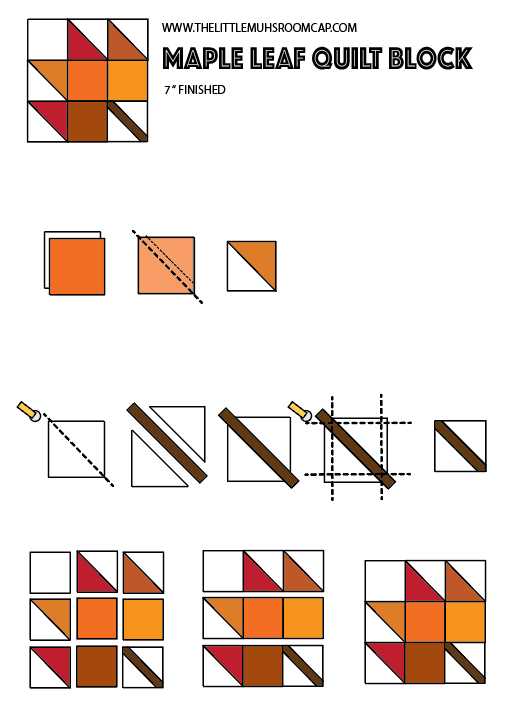 free printable maple leaf quilt pattern free printable maple leaf quilt pattern
