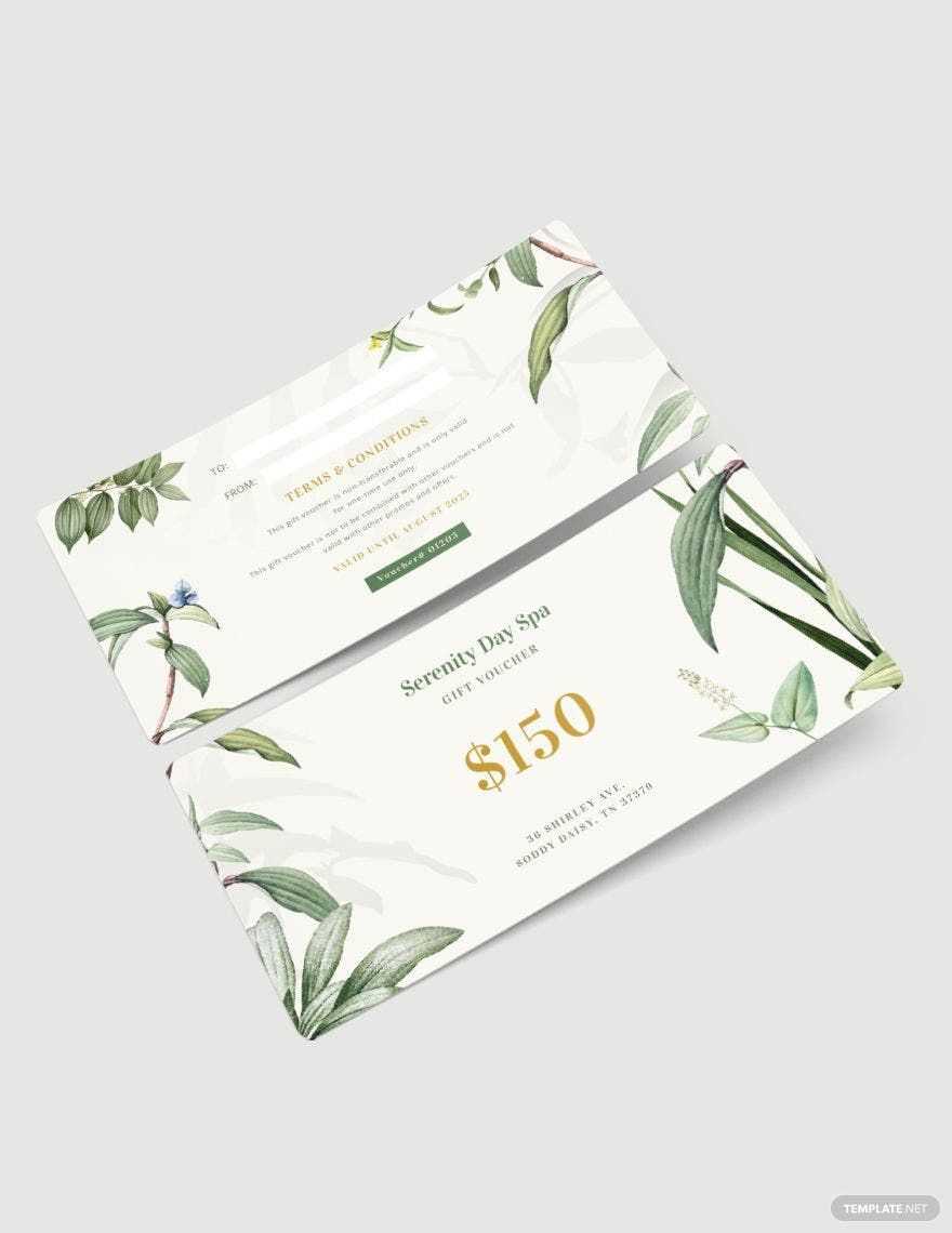 free printable massage voucher template