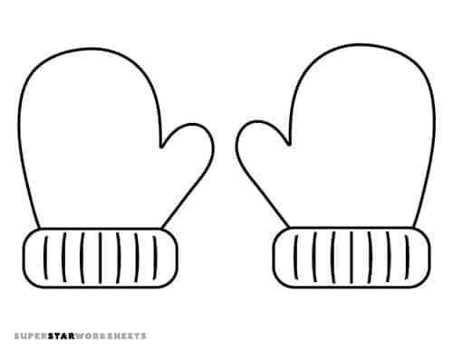 free printable mittens free printable mittens
