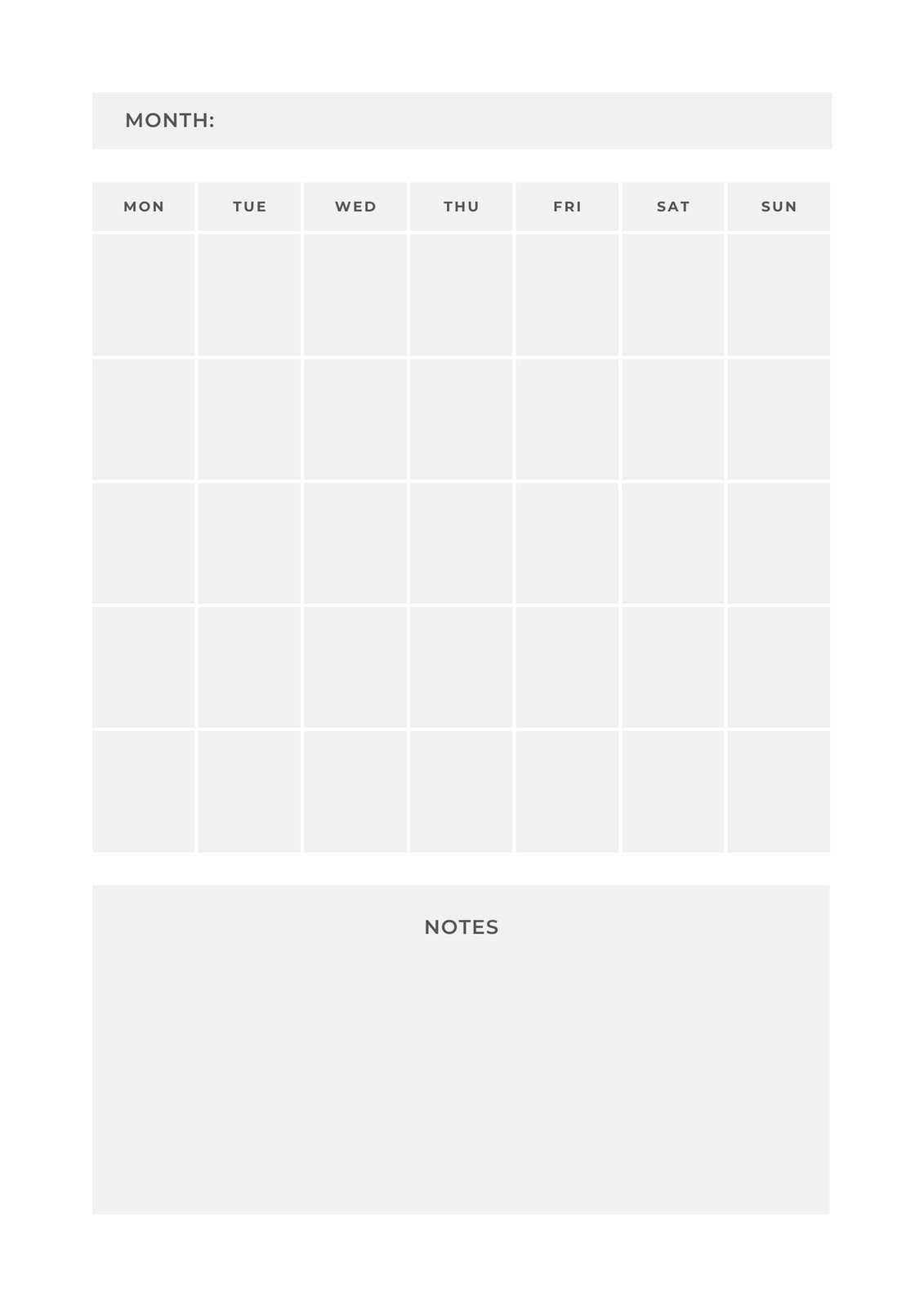 free printable monthly planner printable free printable monthly planner printable
