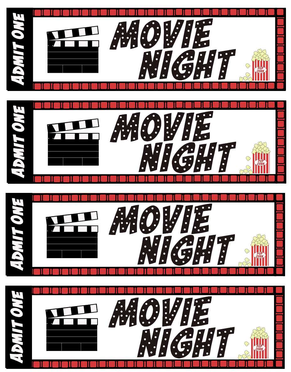 free printable movie ticket template free printable movie ticket template