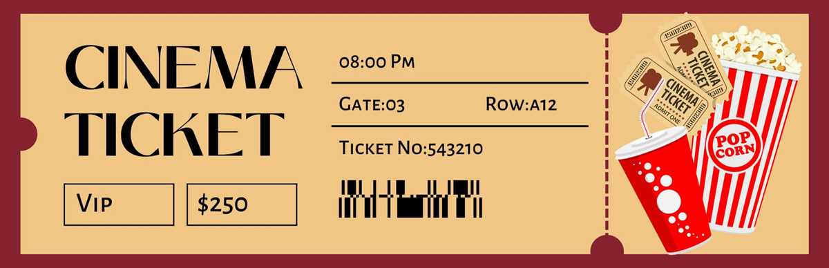 free printable movie ticket template free printable movie ticket template