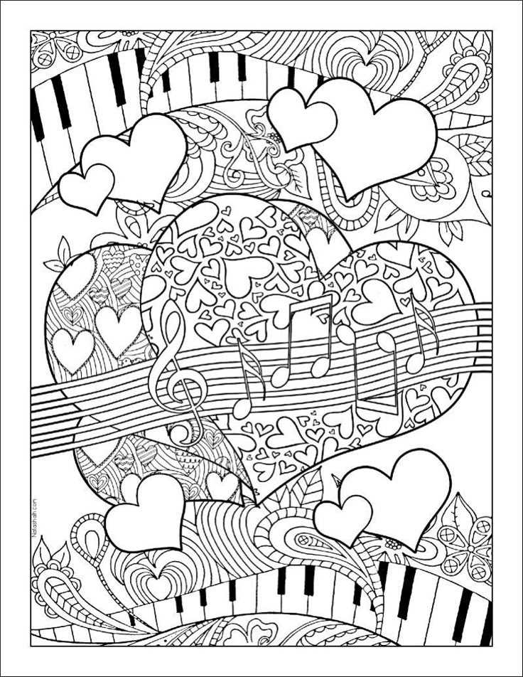free printable music coloring sheets