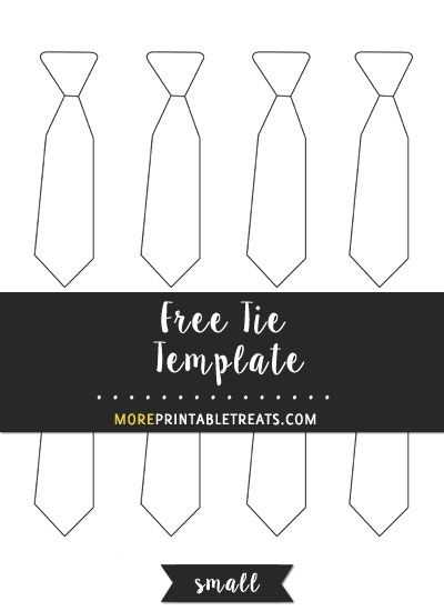free printable necktie pattern