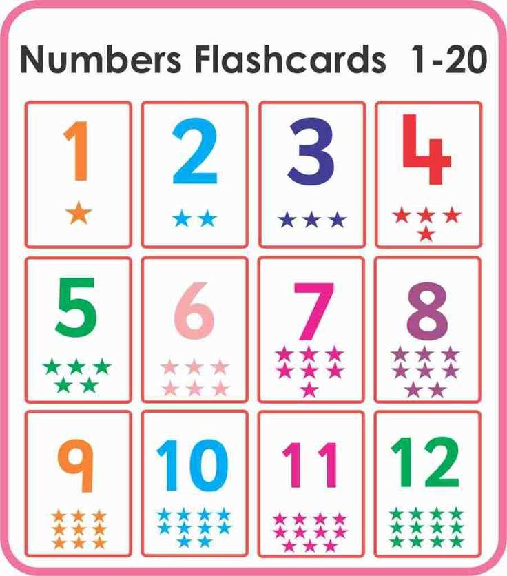 free printable numbers 1 20