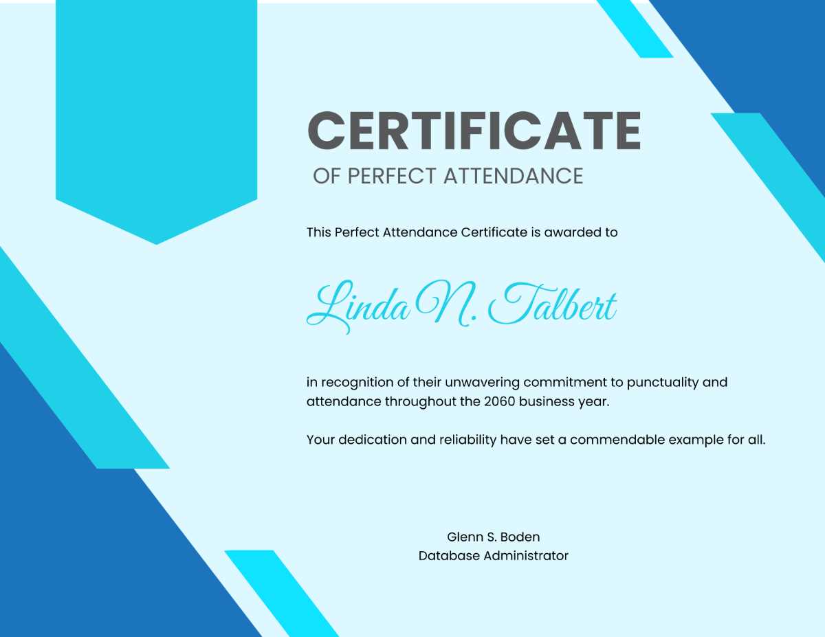 free printable perfect attendance certificates free printable perfect attendance certificates