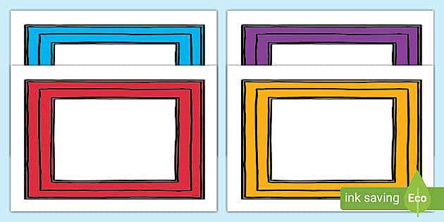free printable photo frames templates