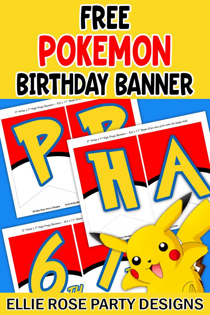 free printable pokemon birthday cards free printable pokemon birthday cards
