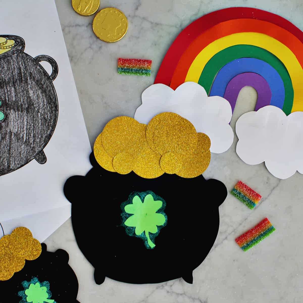 free printable pot of gold template