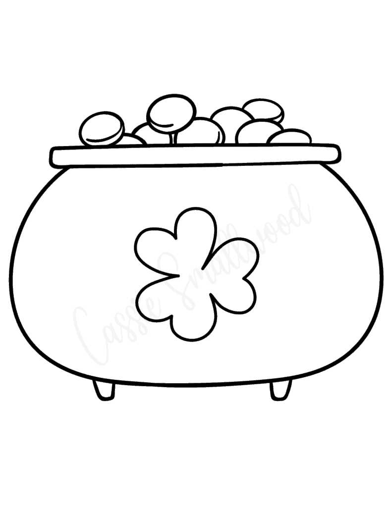 free printable pot of gold template
