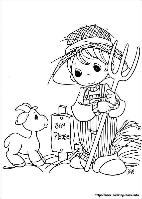 free printable precious moments coloring pages