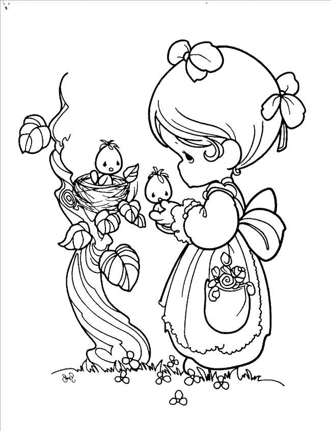 free printable precious moments coloring pages