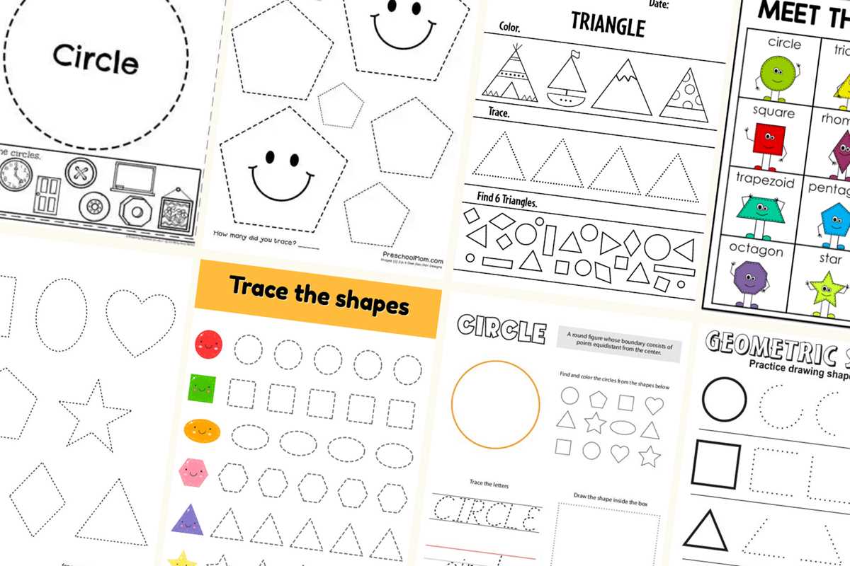 free printable preschool worksheets tracing shapes free printable preschool worksheets tracing shapes