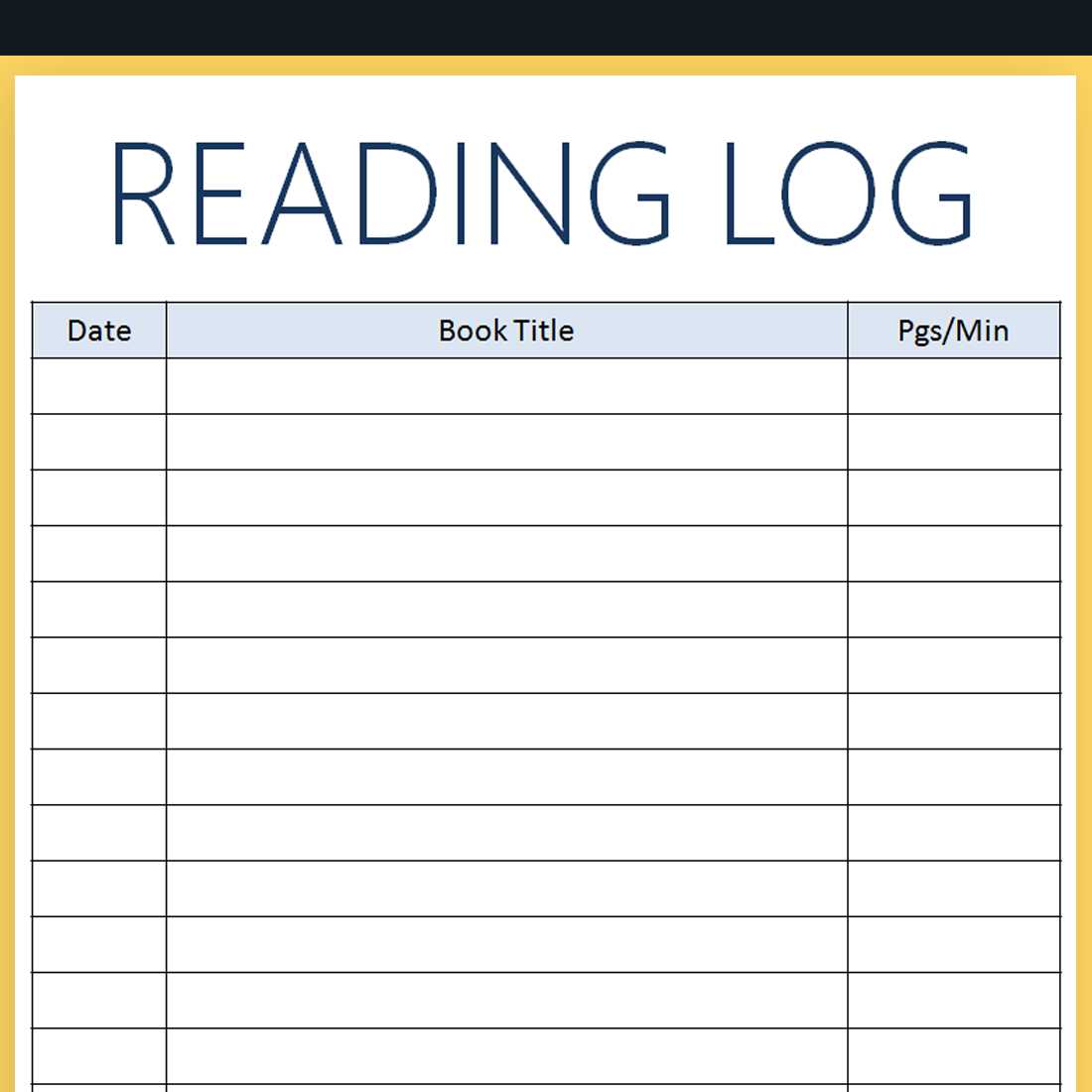 free printable reading log for adults free printable reading log for adults