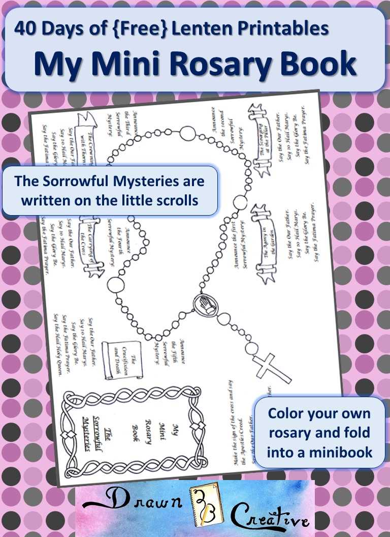 free printable rosary worksheets