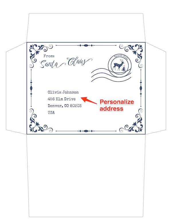 free printable santa letters from north pole free printable santa letters from north pole