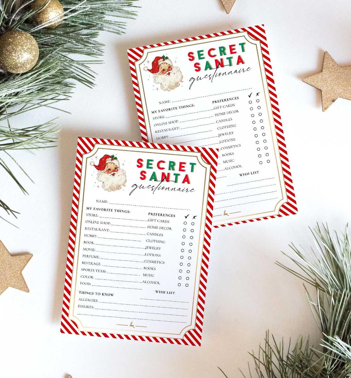 free printable secret santa form printable free printable secret santa form printable