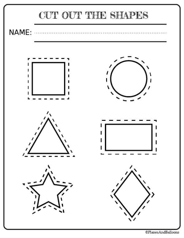 free printable shapes to cut out free printable shapes to cut out