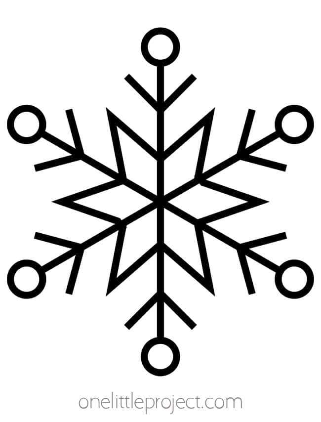 free printable snowflake pattern free printable snowflake pattern