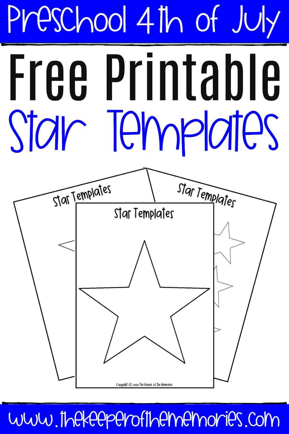 free printable star stencils