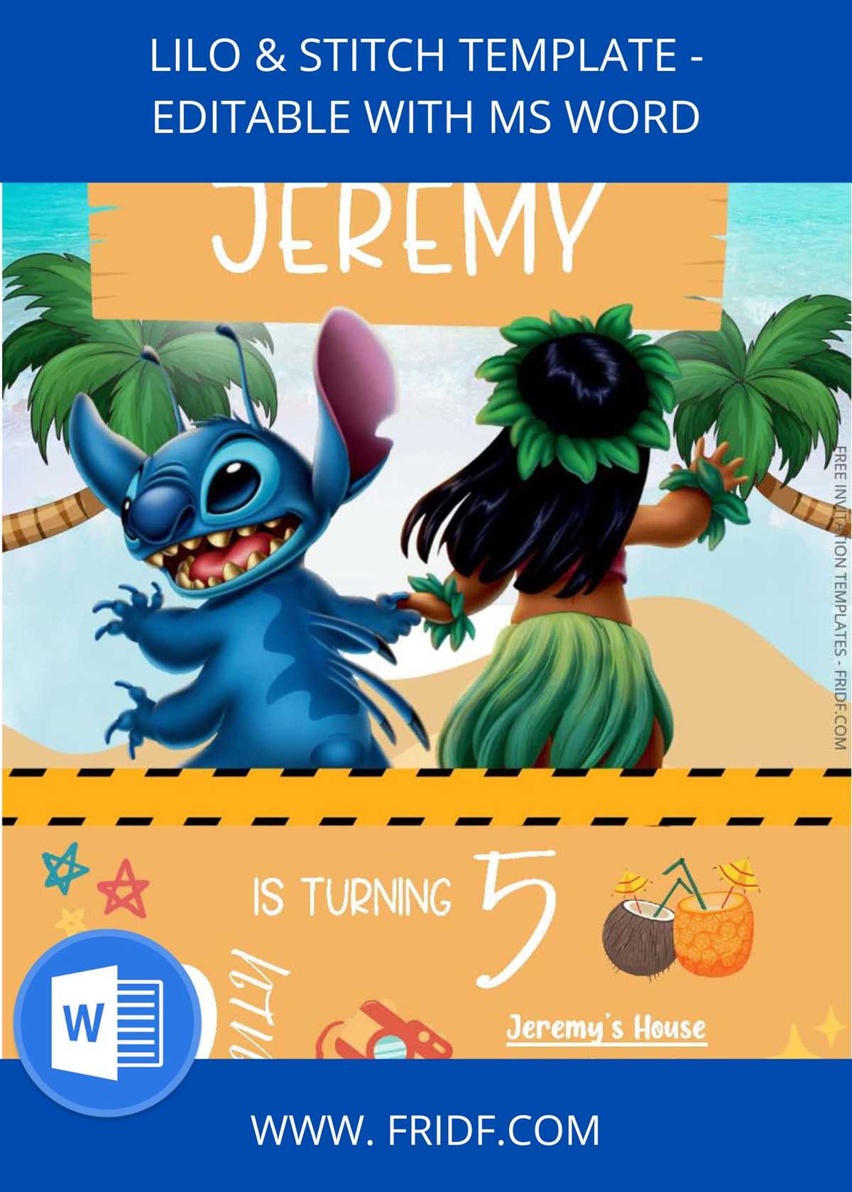 free printable stitch birthday invitations free printable stitch birthday invitations