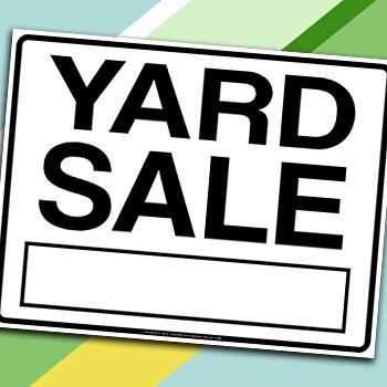 free printable tag sale signs free printable tag sale signs