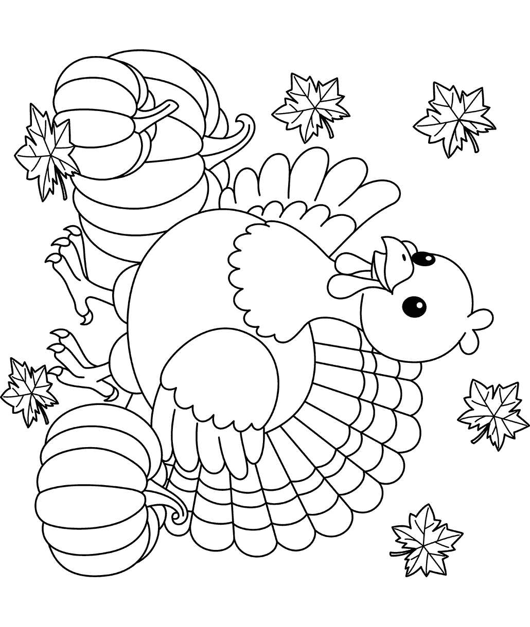 free printable thanksgiving day coloring pages
